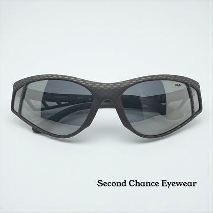 Fila Mod.8862 Col.9714 Y2K Vintage Deadstock Carbon Fiber Wrap Sunglasses Italy
