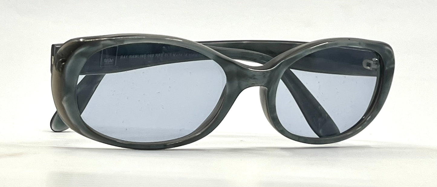 Ray Rawlins 060 RRX BLT Deadstock Sunglasses Italy 53/18 Blue Custom Lenses