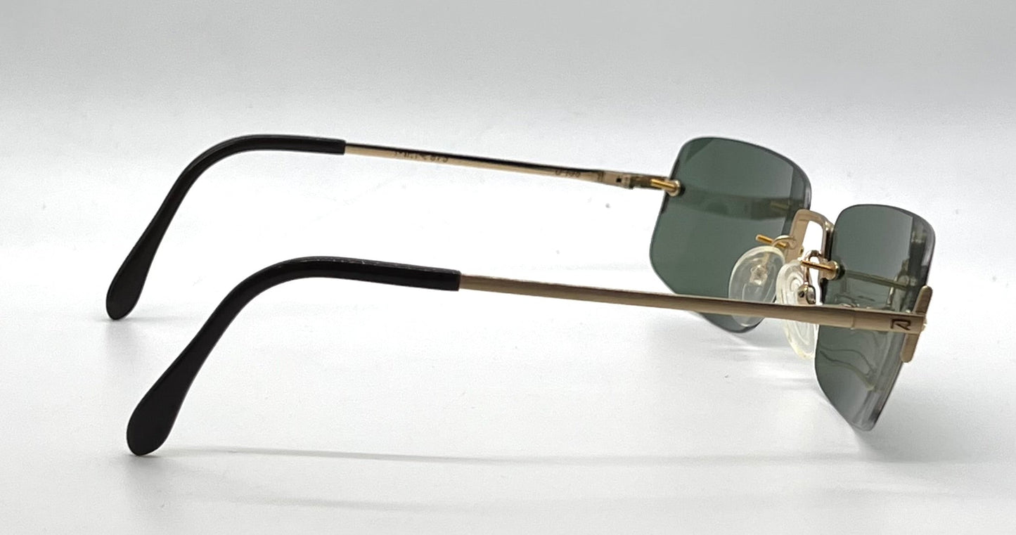 Rodenstock Mr.R 873 Unworn/NOS Rimless Sunglasses-Made Germany G15 Vintage