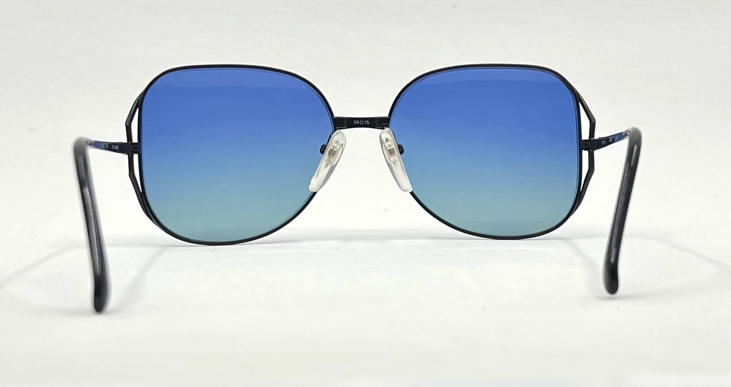 Nikon NK4608 Japan Vintage Sunglasses w/New Blue Gradient Custom Lenses-UNWORN