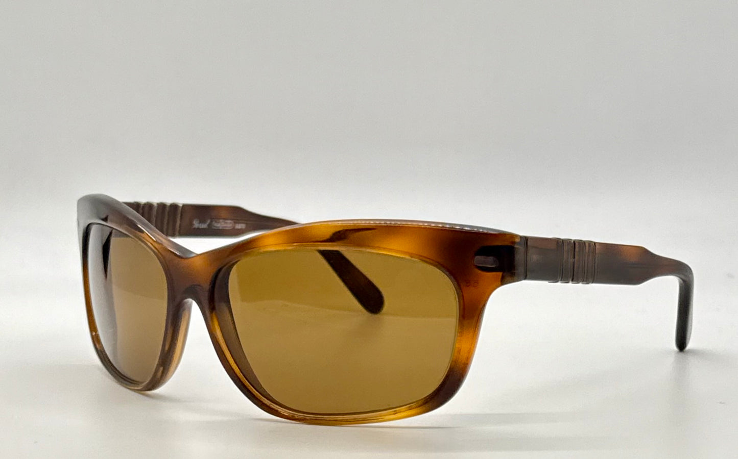 Persol RATTI 6602 Amber Tortoise 94 – Vintage – Custom Glass Lenses – Italy