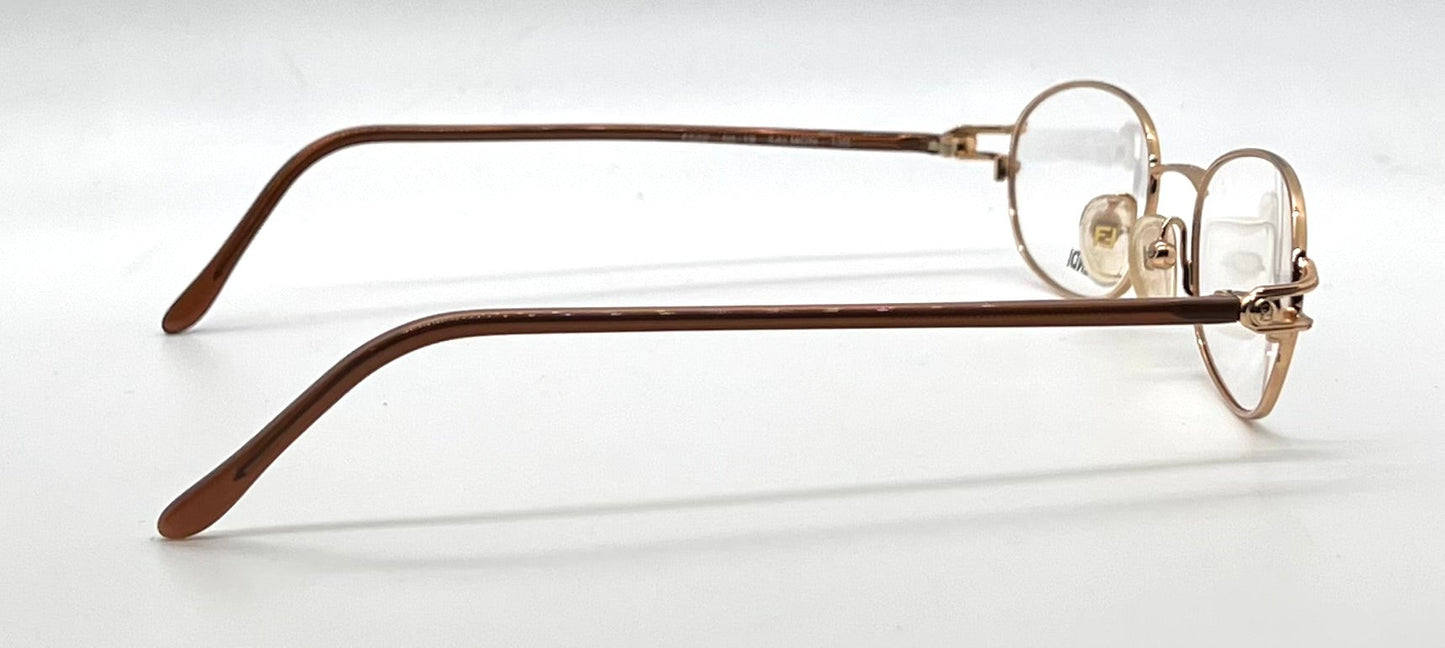 Fendi F522 Salmon Unworn/NOS Oval Eyeglasses-Made Italy 50mm
