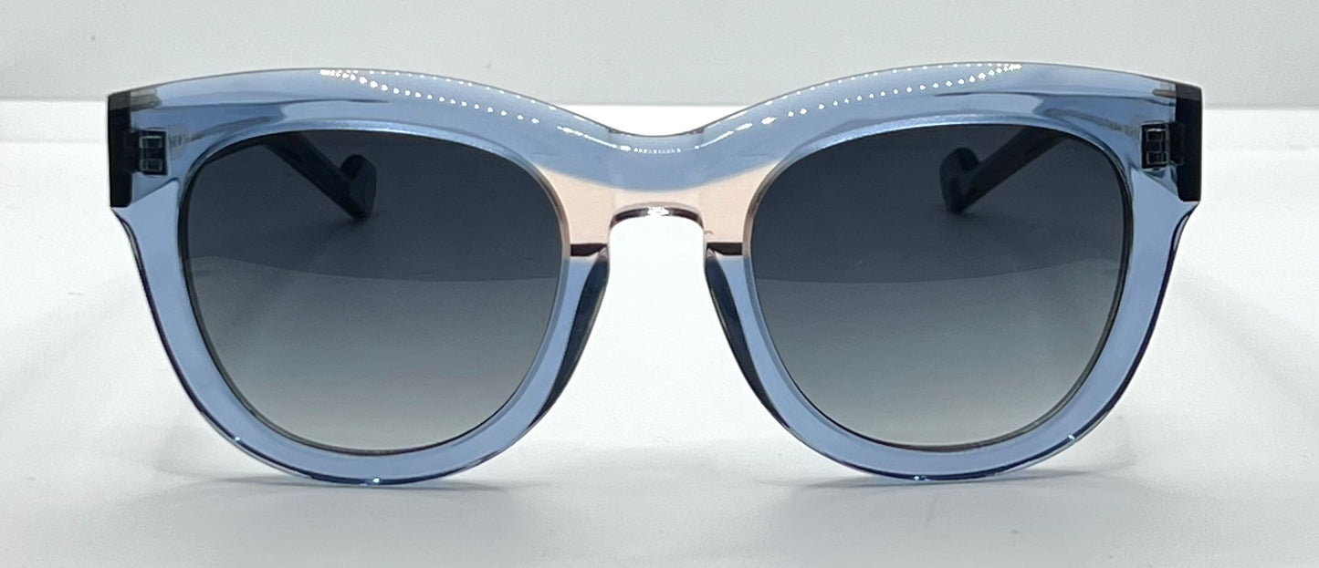 Entourage of 7 Sycamore-Ice Blue 51-24-142 Grey Gradient Sunglasses-New|Unworn
