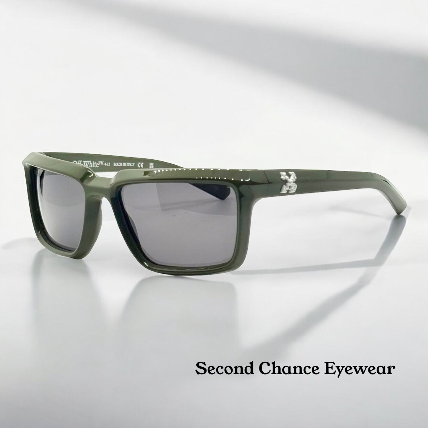 Off-White™ Oe Ri067 5707 Green Sunglasses-Rare Colorway-New|Unworn-Full Kit-59Mm