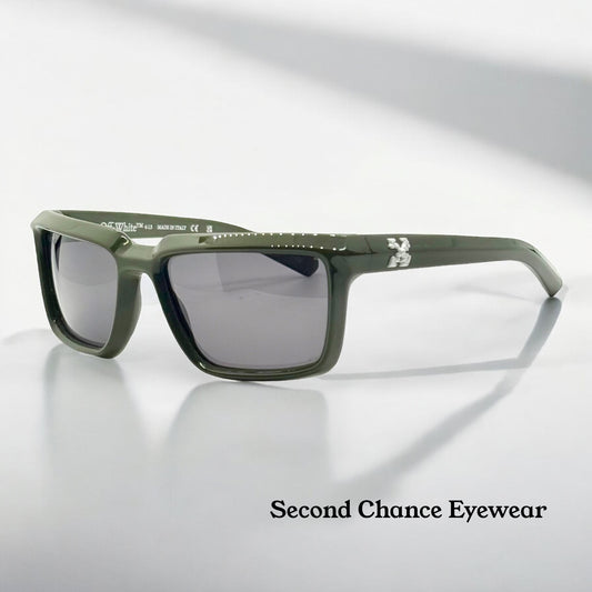 Off-White™ Oe Ri067 5707 Green Sunglasses-Rare Colorway-New|Unworn-Full Kit-59Mm