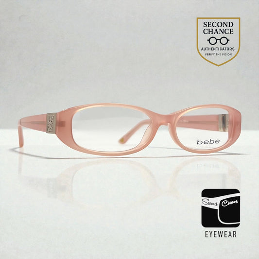 bebe Luminous Pink Optical Frames 51-15-135 Deadstock Unworn Y2K