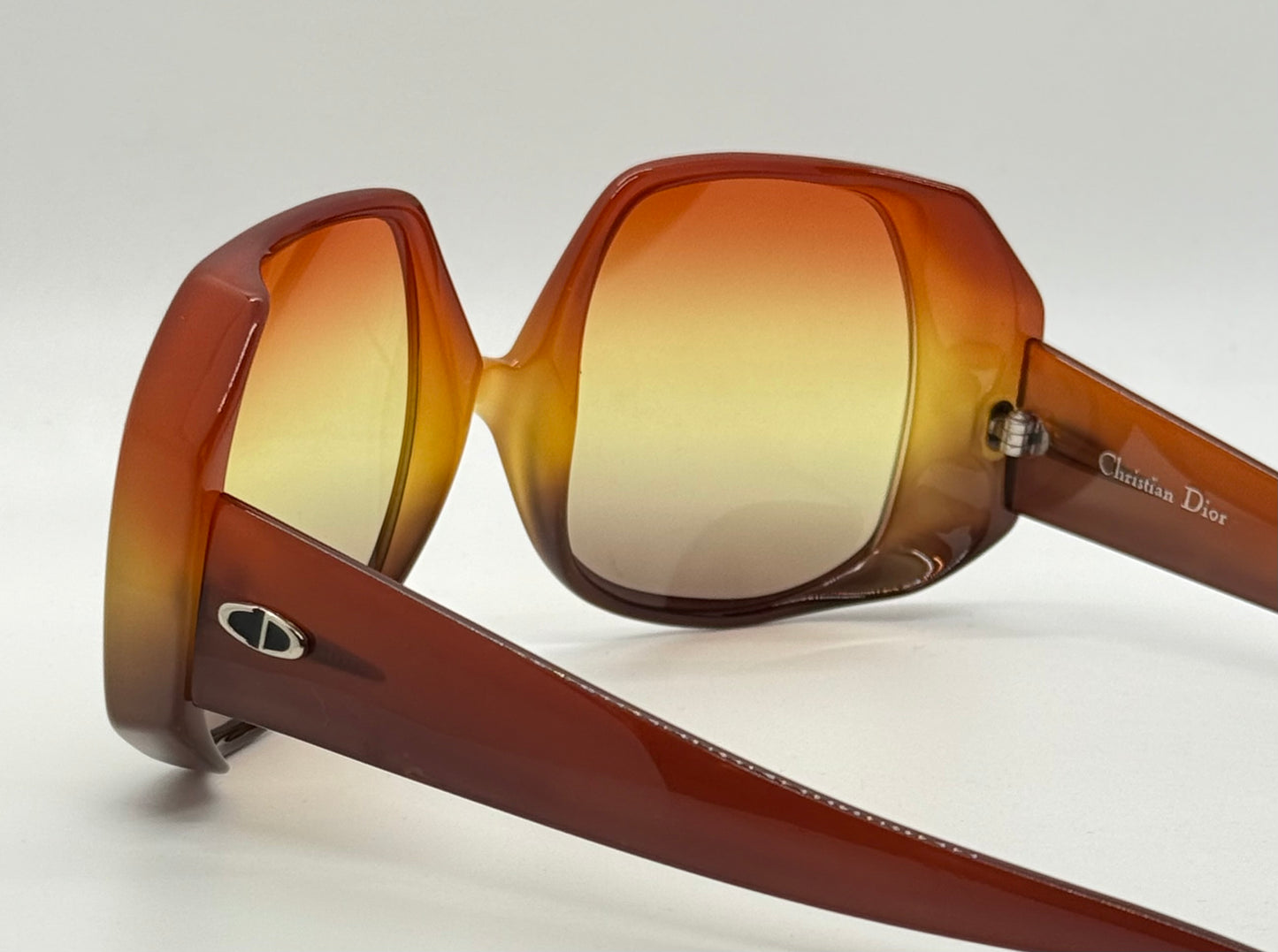 Christian Dior DO4 1970s Oversized Sunglasses w/New Tri-Gradient Tinted Lenses