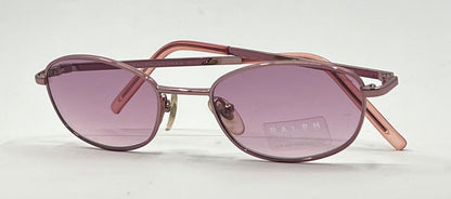 Ralph Lauren 974/S Oval-Pink Metal Sunglasses-Y2K Vintage-Unworn