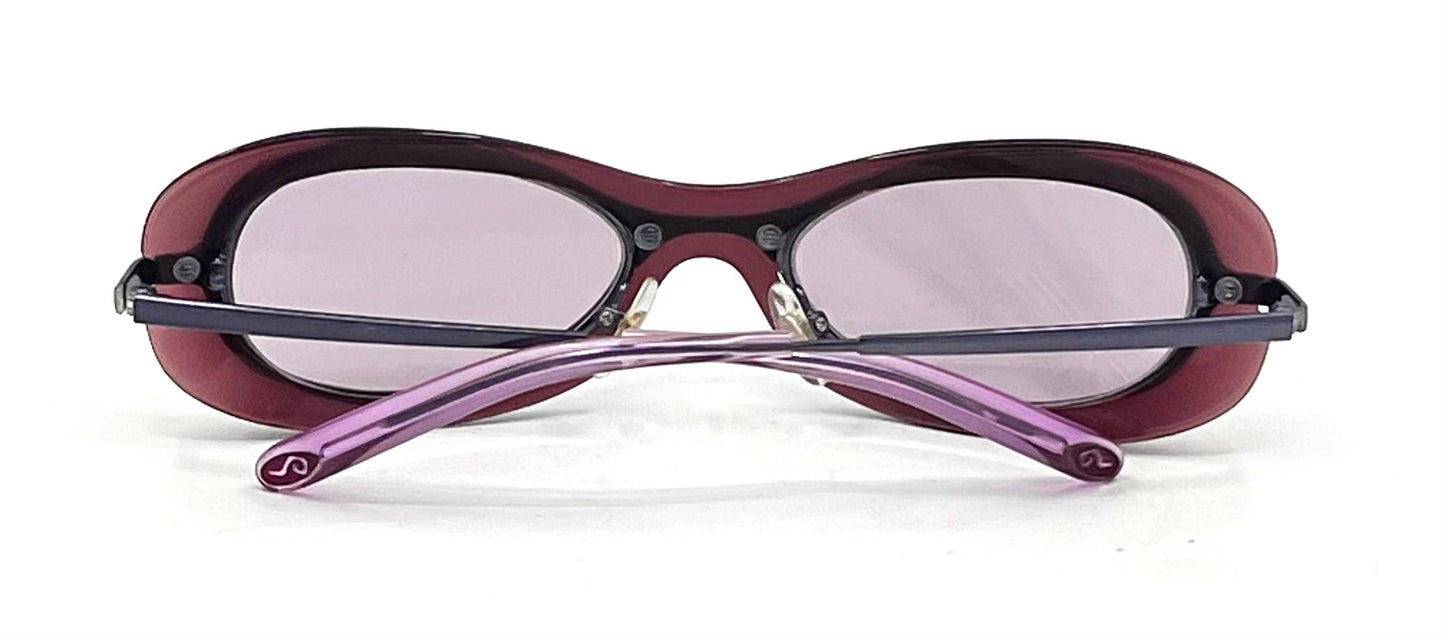 HIERO PV239 Y2K Titanium Japan Sculpted Oval Sunglasses Deadstock
