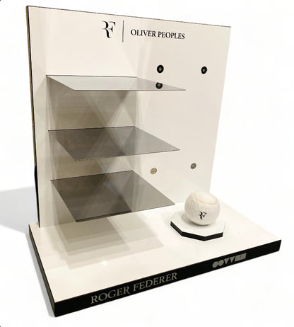 Roger Federer x Oliver Peoples Countertop Retail Display – New in Box