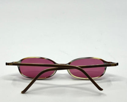 Valentino Vintage Sunglasses w|New Solid Pink Custom Tinted Lenses-Italy-Unworn