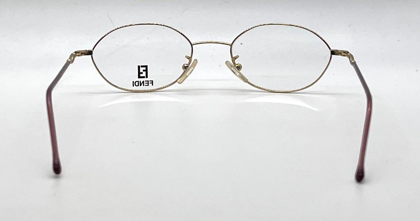 Fendi F500 Amethyst Swirl Unworn/NOS Vintage Eyeglasses Italy 49mm