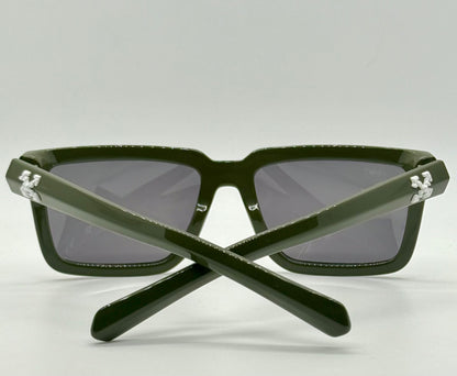 Off-White™ Oe Ri067 5707 Green Sunglasses-Rare Colorway-New|Unworn-Full Kit-59Mm