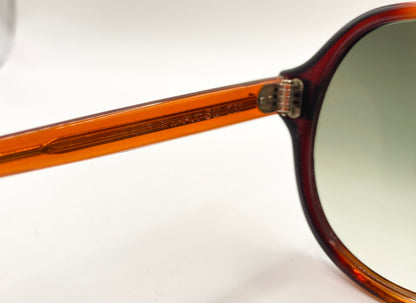 Vintage American Optical Flexi-Fit 6M Z87 Safety Glasses-Deadstock w|New, Custom Gradient Aquamarine Berko’s Designs Lenses