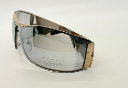 Jean Paul Gaultier Sjp 103 Col R80X-Y2K Deadstock Shield Sunglasses-Full Kit Italy