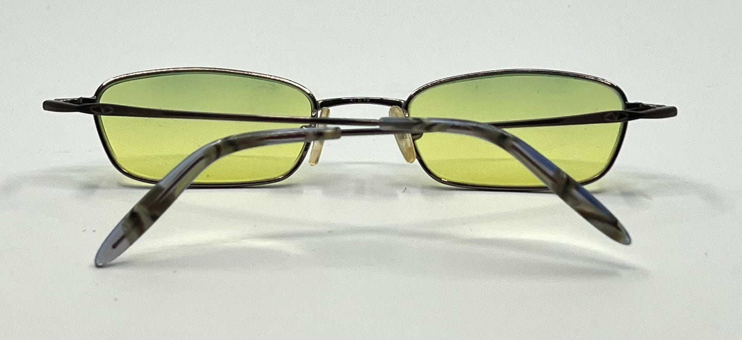 Valentino V5258 019B-Y2K Sunglasses w/New Yellow Gradient Tinted Custom Lenses