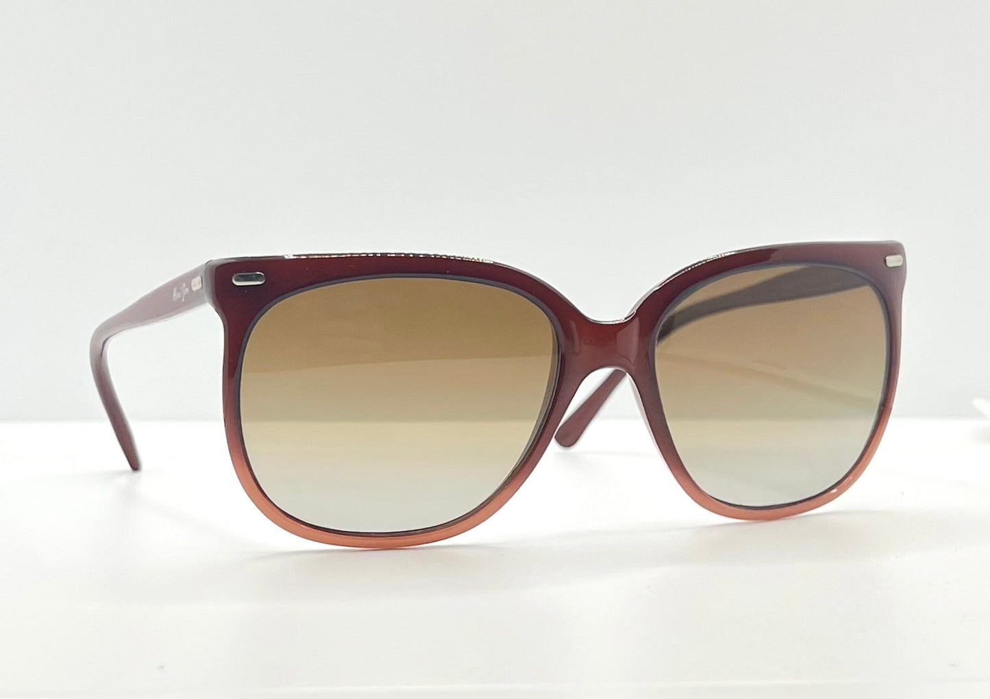 Vintage Maui Jim Cat-Eye Gradient Sunglasses – Made in France – Original Lenses