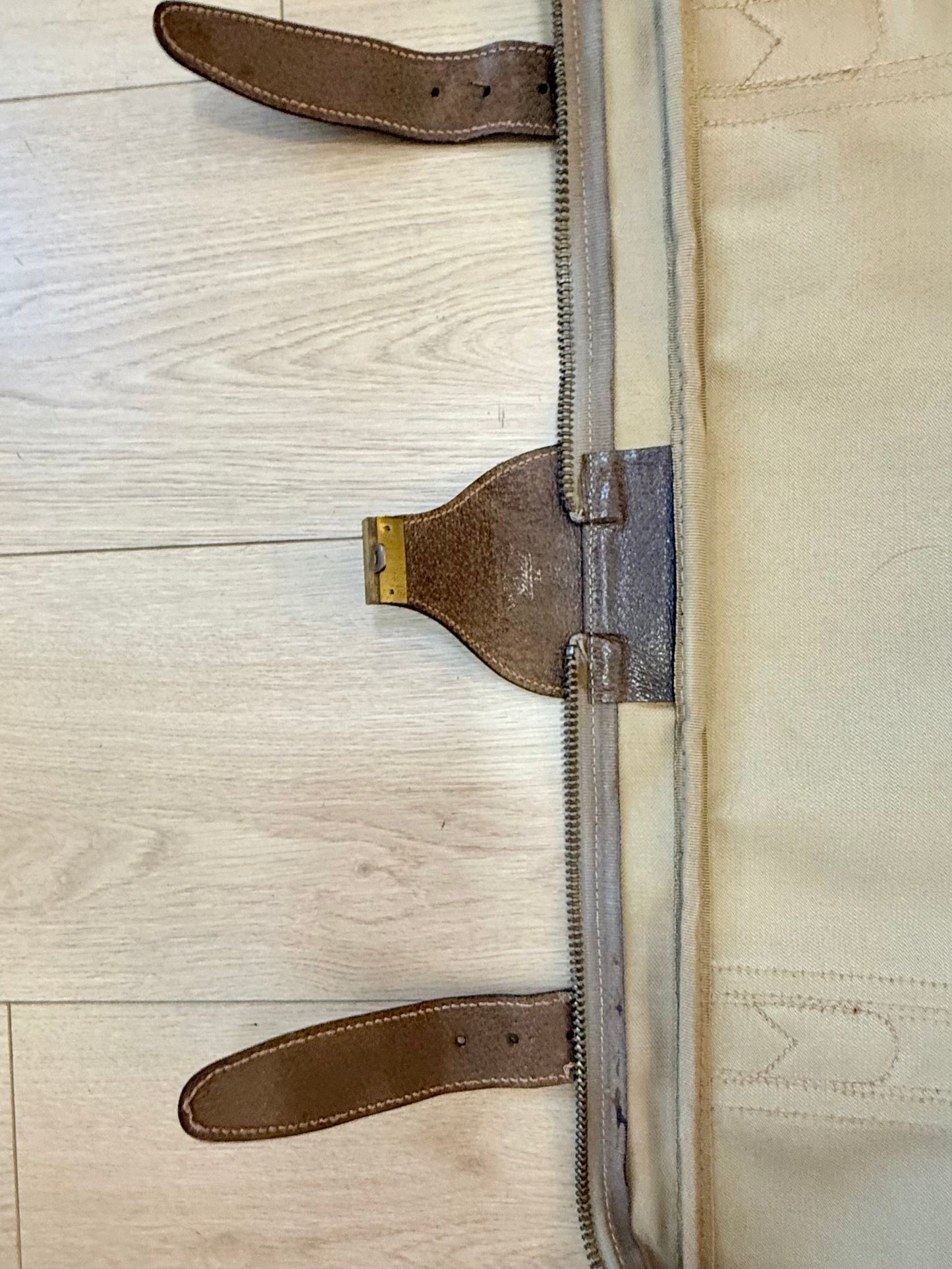 Vintage Gucci GG Supreme Web Stripe Suitcase 1980s Travel Case