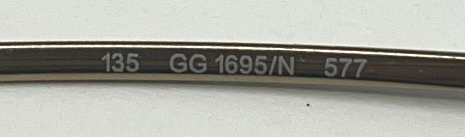 GUCCI GG1695/N 577-Y2K Vintage Rimless Frames-Unworn-Italy