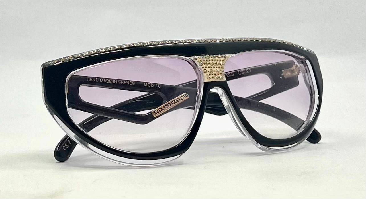 Claudio Carlotti STRATOS-BIS CS21 Vintage Shield Sunglasses-Unworn-France