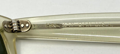 B&L Ray-Ban VINTAGE Wayfarer 5022 Crystal Clear Sunglasses USA w/ Original Lenses