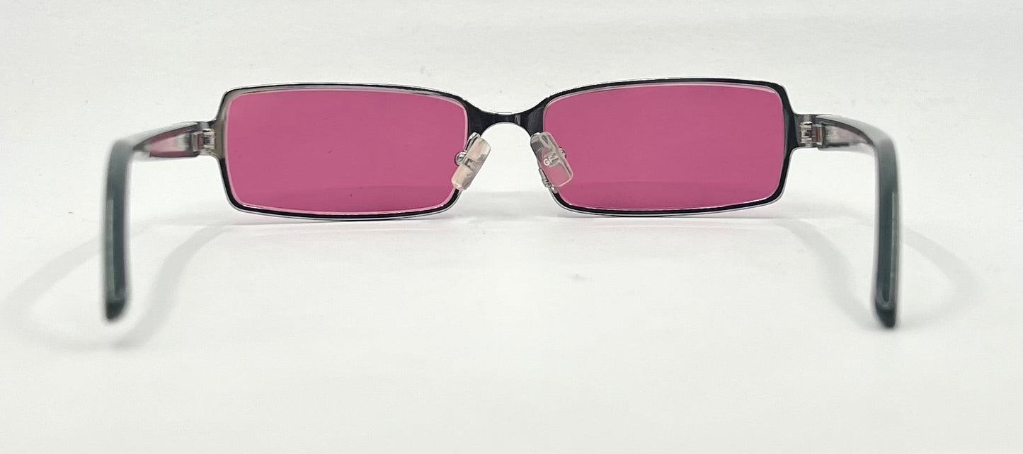 GF Ferre FF06502 Vintage Sunglasses – Unworn – New Pink Second Chance Customs Lenses