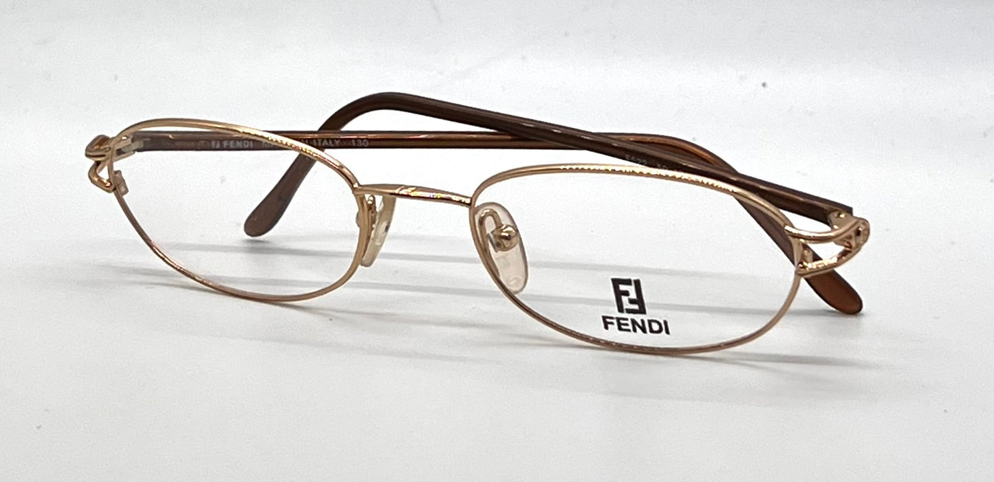 Fendi F522 Salmon Unworn/NOS Oval Eyeglasses-Made Italy 50mm