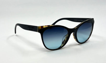 Prada Cat-Eye VINTAGE Sunglasses VPR 05W-F / New Deep Blue Custom Gradient Tinted Lenses