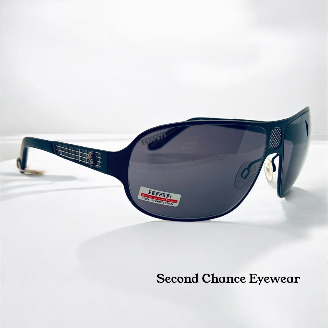 Vintage Ferrari Fr 23 Sunglasses Nos - 67Mm Italian-Made, Iconic Ferrari Design, Collector’S Item