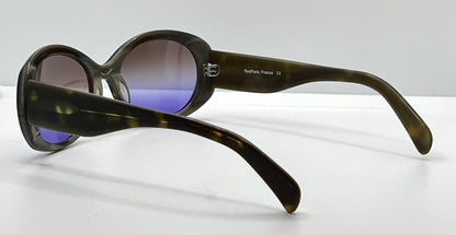 Red Paris Rp 4245 012 W|New, Custom Tri-Gradient Gold|Grey|Purple Lenses-50Mm-France