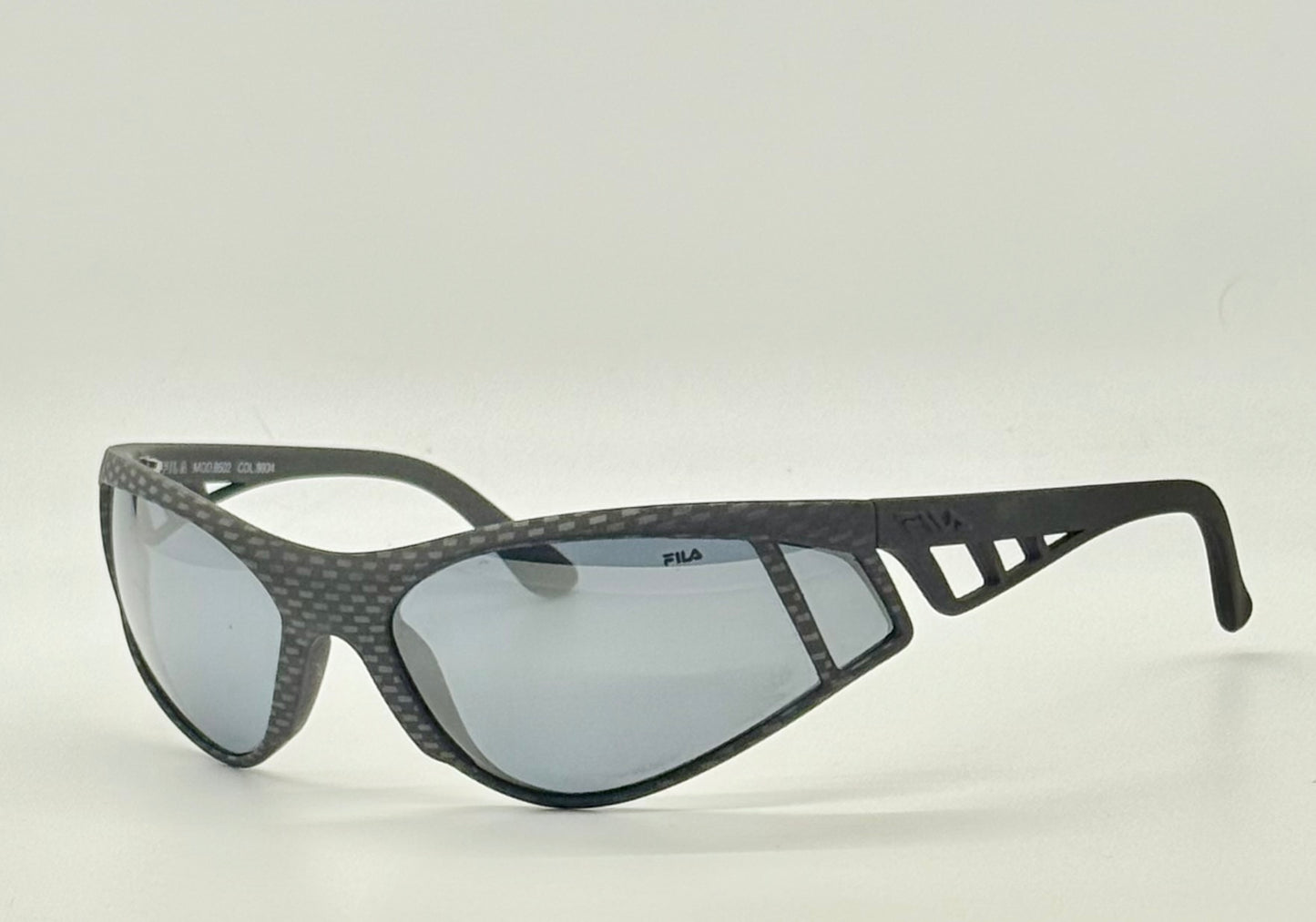 Fila Mod.8862 Col.9714 Y2K Vintage Deadstock Carbon Fiber Wrap Sunglasses Italy