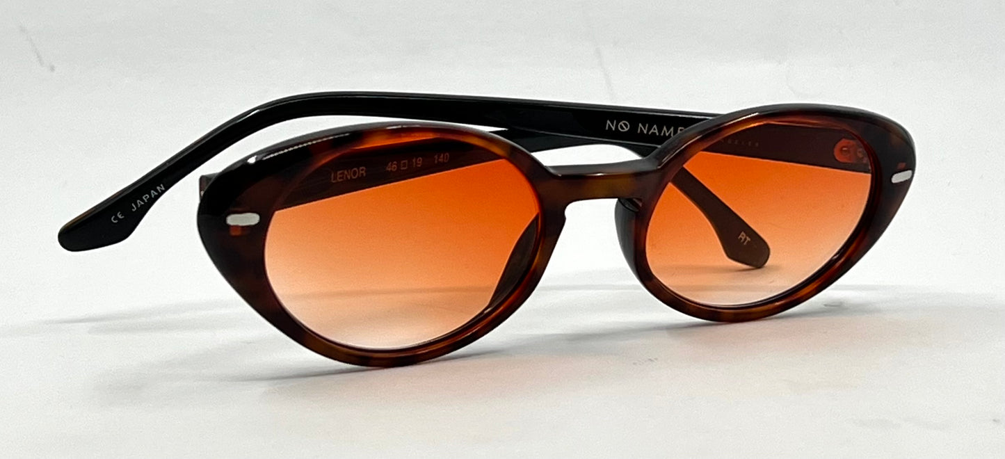 No Name Los Angeles “Lenor”-Deadstock Sunglasses w/New Gradient Tinted Custom Lenses-Japan
