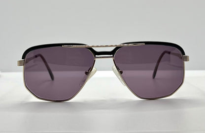 High Fashion Mod. 1729 – Italian Metal Vintage Aviator W|New, Custom Violet Grey Lenses