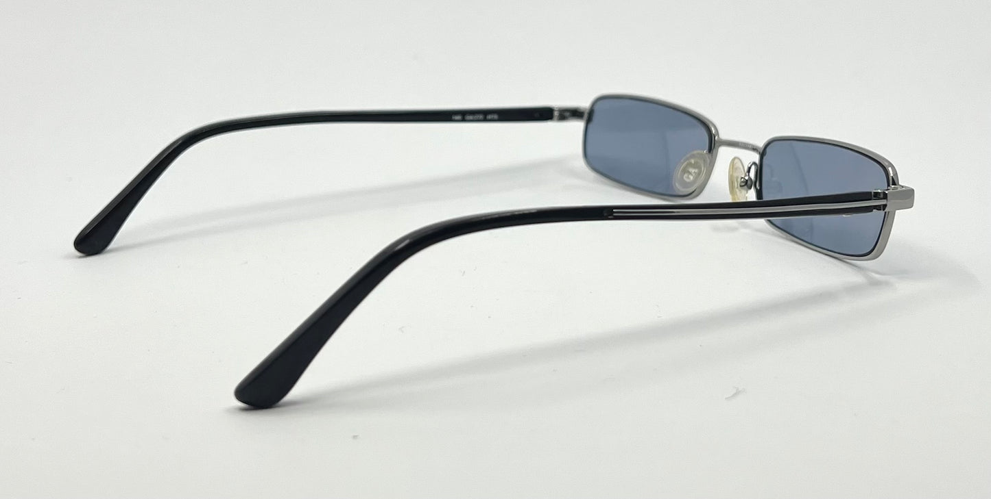 Giorgio Armani GA272 HT5 Y2K Vintage Sunglasses-New Blue-Grey Custom Lenses