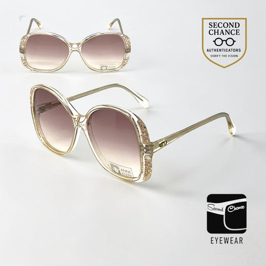 Anne Klein Tris 801 Handmade France-Vintage/NOS-Original Gradient Sunglasses