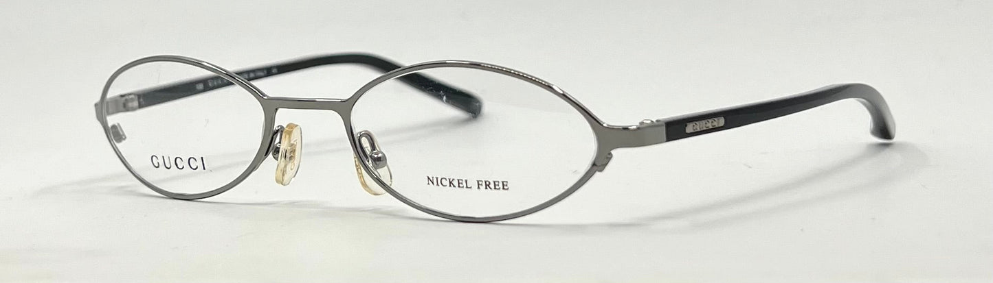 Gucci GG 1668 B36 Oval Optical Frames-Y2K VINTAGE-Unworn-Italy-49mm