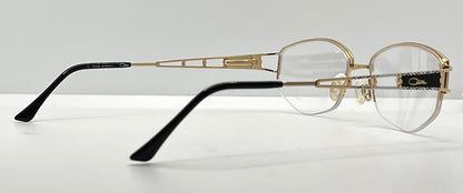Cazal Mod 453 Col 190-Vintage Eyeglass Frame-Gold|Black-53Mm-Germany-Deadstock|Unworn
