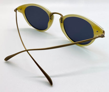Tom Davies Bespoke Sunglasses - Model 76259 – Silver 925 & Natural Buffalo Horn Collection - Custom Luxury Frames
