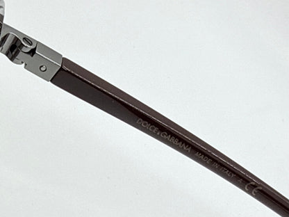 Dolce & Gabbana DG2149 1315/73 61mm-Gunmetal Brown Aviator-Sunglasses-Italy-Full Kit