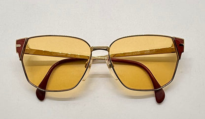 Silhouette M6114 | V6020 Vintage Sunglasses 55mm| w|New Amber Day|Night Custom Lenses | Deadstock Austria