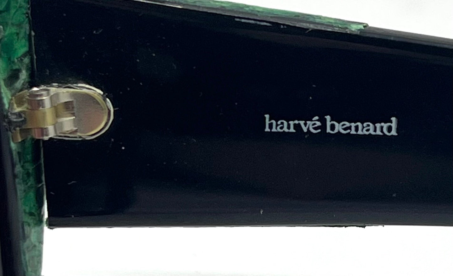 Hervé Bernard 11784 Sunglasses-Snakeskin Temples-Hand Made-Unworn
