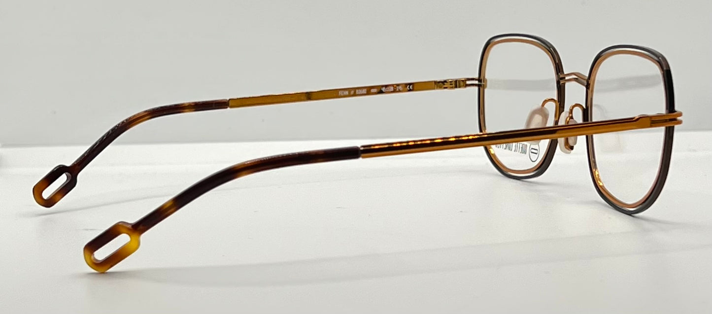Odette Lunettes Fenn B2602 48Mm Square Optical Glasses – New Unworn – Belgium