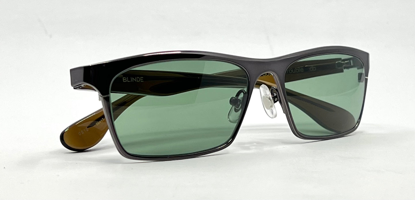 Blinde Design Project Double Trouble db “Matrix” Sunglasses w/New Tinted Custom Lenses-Japan