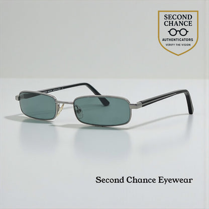 Giorgio Armani GA272-Y2K Vintage Sunglasses-New Solid Teal Custom Lenses