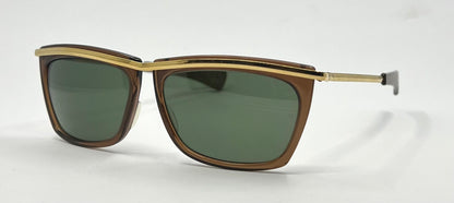 Vintage B&L Ray-Ban USA Pre-Olympian Deluxe Gold Tortoise Sunglasses BL Lenses