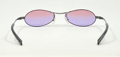 Gucci GG2678 628 Y2K Vintage Oval Sunglasses w/New Violet-Rose Gradient Custom Lenses