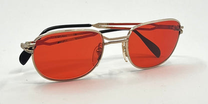 Gehami 219 Vintage 20/000 Gold-Filled Sunglasses w/New Red Custom Lenses