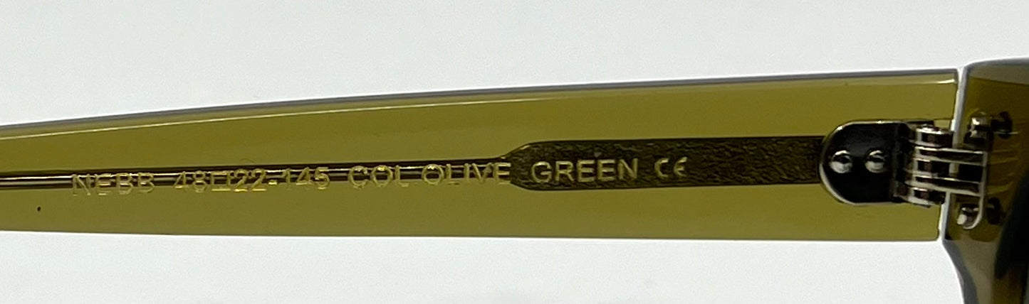 MOSCOT NEBB Sunglasses Olive Green w/New Gradient Custom Tinted Lenses-Full Kit