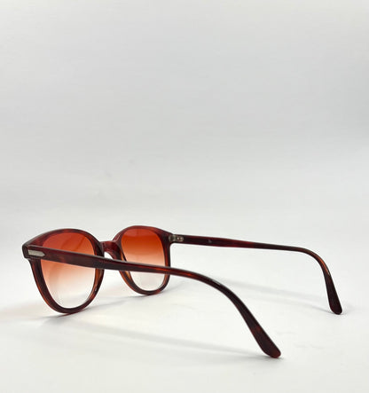 The 1980S Persol Ratti P 51|72 Vintage Sunglasses W|New Crimson Gradient Tinted Custom Lenses
