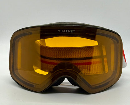 Vuarnet Ski Goggles Photochromic Orange Lens Matte Black New Unworn Full Kit